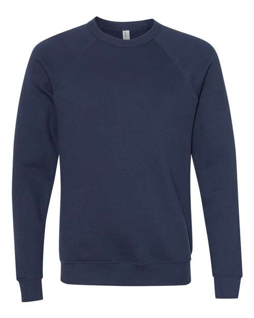 Bella + Canvas Men's Sponge Fleece Raglan Sweatshirt Mens Apparel Sweatshirts & Fleece