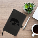 Rico Industries NCAA Iowa Hawkeyes Black - Primary Laser Engraved Small Notepad-2