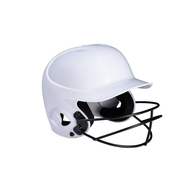 Mizuno Youth MVP Series Solid Batting Helmet with Fastpitch Softball Mask