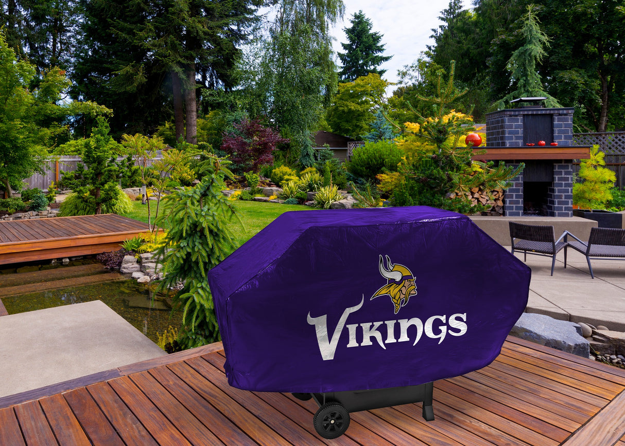 Rico Industries NFL  Minnesota Vikings Purple Deluxe Grill Cover-1