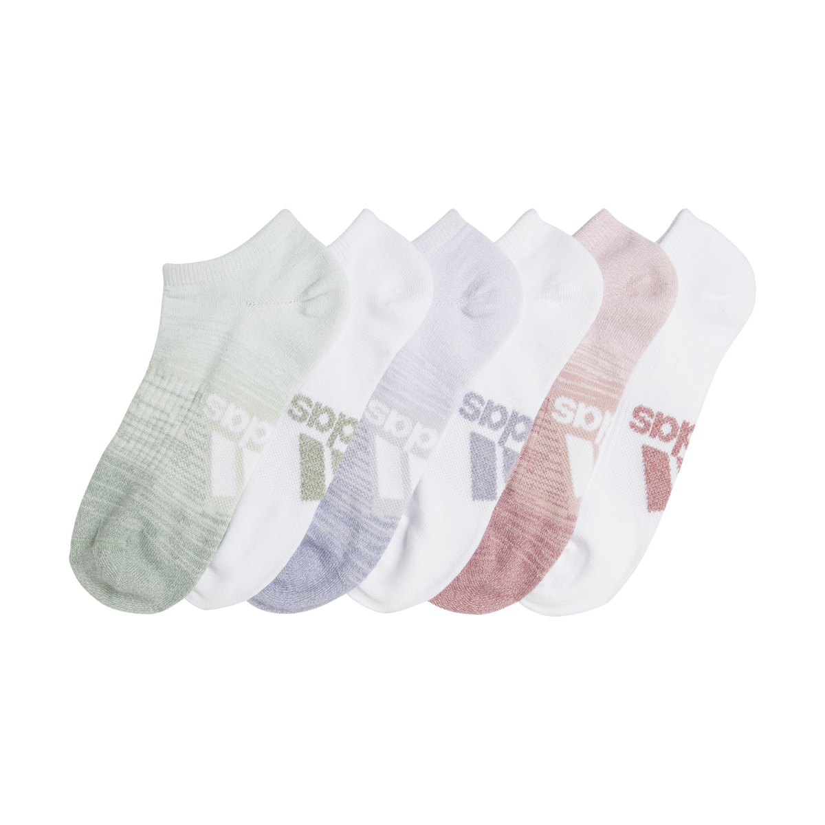 adidas Women's Superlite Badge of Sport 2 6-Pack No Show-6