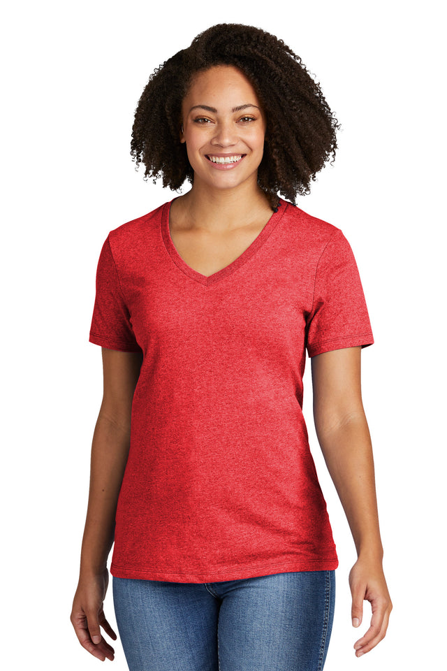 AllMade Women's   Recycled Blend V-Neck Tee AL2303