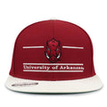 The Game Headwear Arkansas Flat Brim Snapback Hat