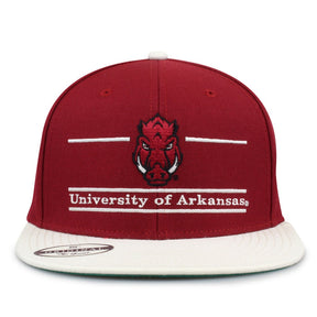 The Game Headwear Arkansas Flat Brim Snapback Hat