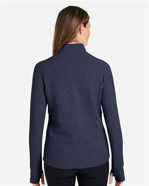 North End Women's Spirit Textured Quarter-Zip Pullover-5