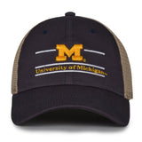 The Game Headwear Michigan Split Bar Trucker Hat