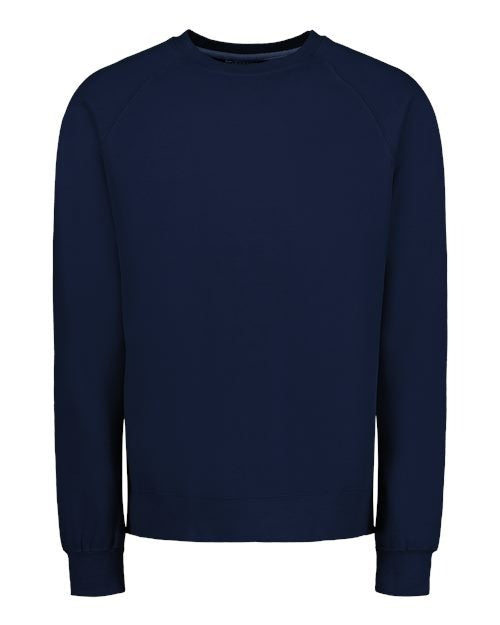 MV Sport Men's Vintage Fleece Raglan Crewneck Sweatshirt-1