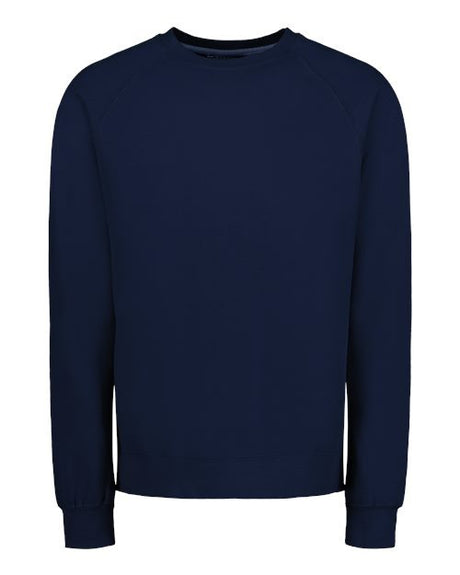 MV Sport Men's Vintage Fleece Raglan Crewneck Sweatshirt-1