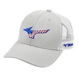 Mizuno Runbird Patriot Trucker Hat-1