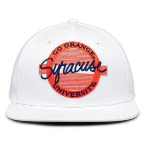 The Game Headwear Syracuse Retro Circle Snapback Hat
