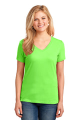 Port & Company - Women's Core Cotton V-Neck Tee