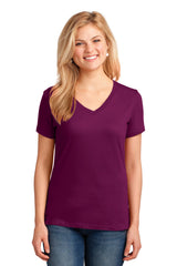 Port & Company - Women's Core Cotton V-Neck Tee