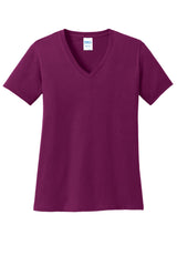 Port & Company - Women's Core Cotton V-Neck Tee