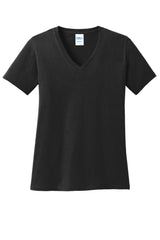 Port & Company - Women's Core Cotton V-Neck Tee