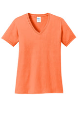 Port & Company - Women's Core Cotton V-Neck Tee