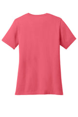 Port & Company Women's  Core Cotton V-Neck Tee. LPC54V 2 of 3