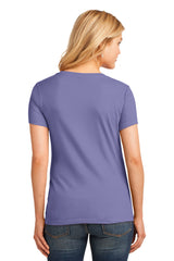 Port & Company Women's  Core Cotton V-Neck Tee. LPC54V 2 of 3