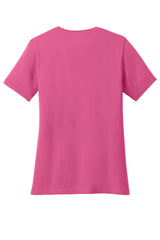 Port & Company Women's  Core Cotton V-Neck Tee. LPC54V 2 of 3