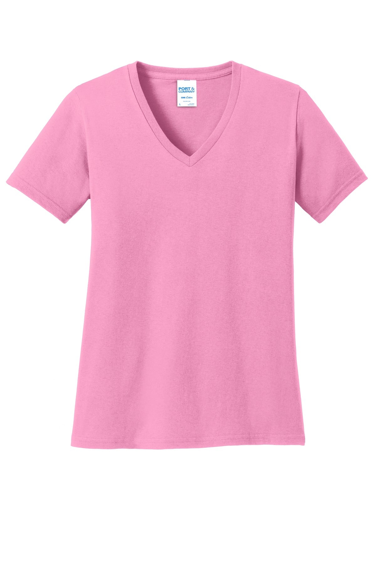 Port & Company - Women's Core Cotton V-Neck Tee LPC54V 3 of 3