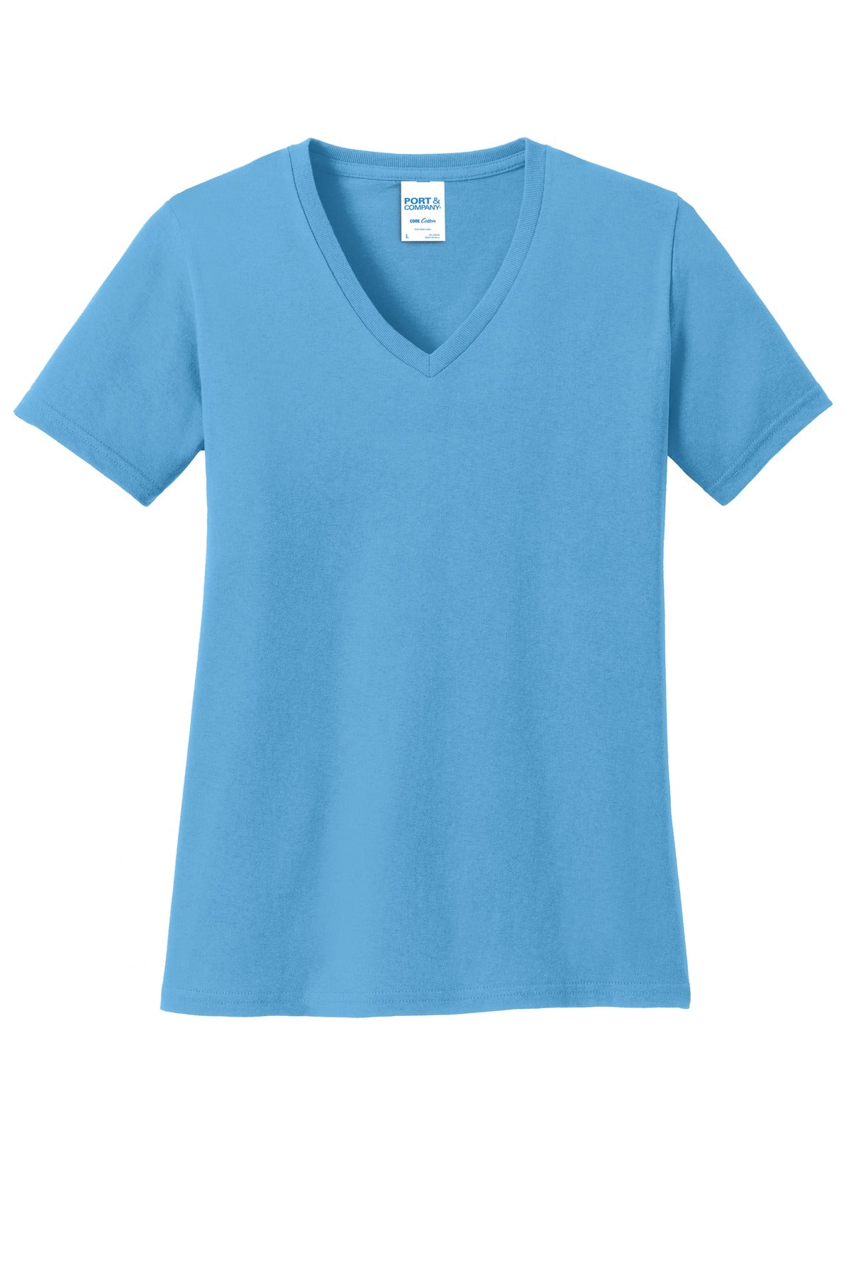 Port & Company - Women's Core Cotton V-Neck Tee LPC54V 3 of 3