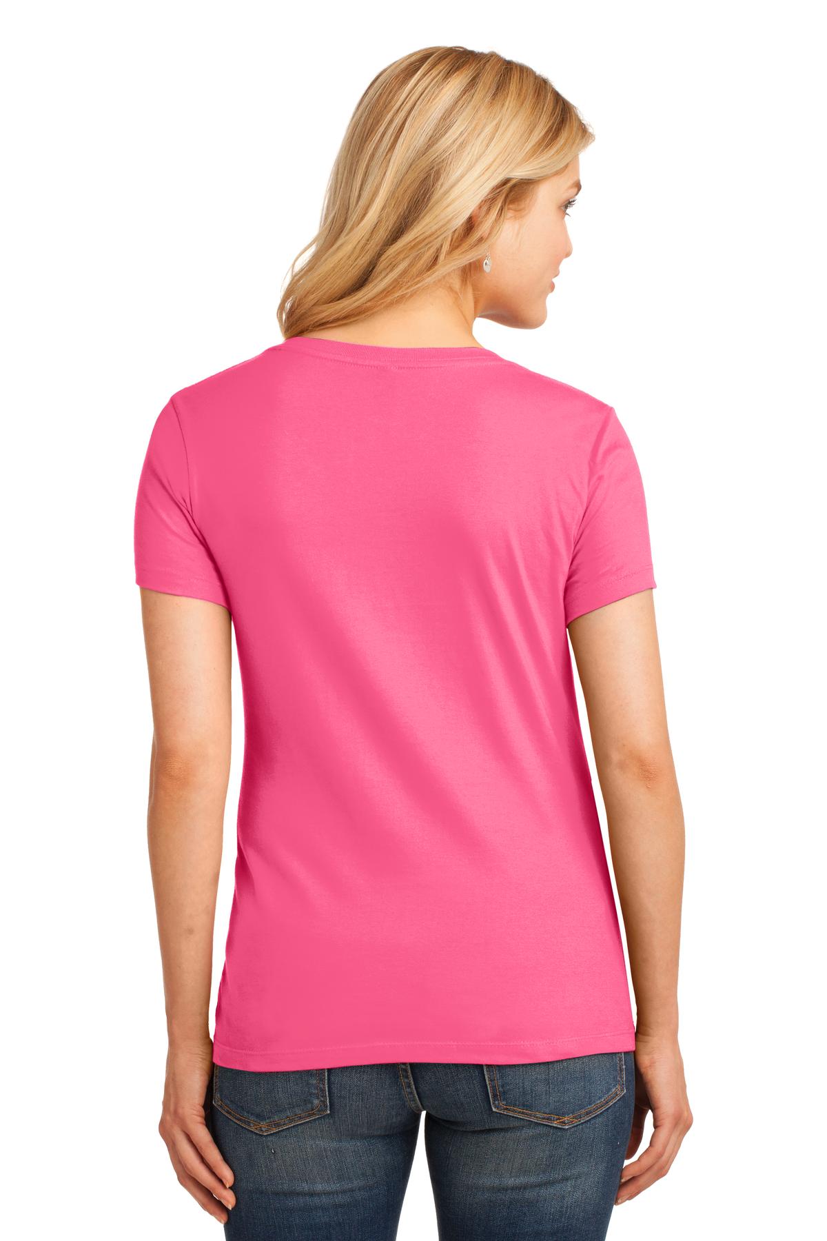 Port & Company - Women's Core Cotton V-Neck Tee LPC54V 3 of 3