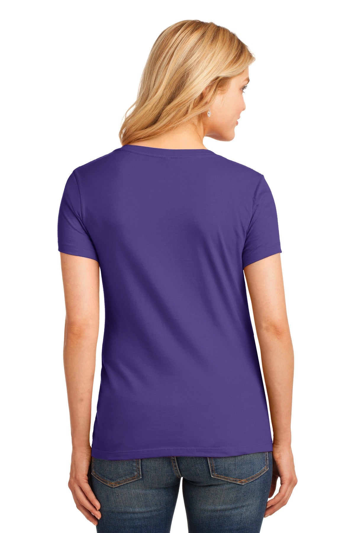 Port & Company - Women's Core Cotton V-Neck Tee LPC54V 3 of 3