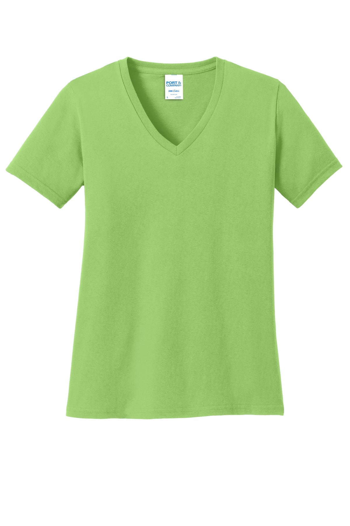 Port & Company - Women's Core Cotton V-Neck Tee LPC54V 3 of 3