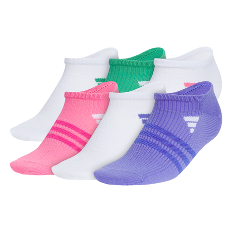 adidas Women's Superlite 3.0 6-Pack No Show Sock Unisex Accessories Socks