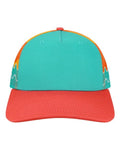 LOCALE Plain Front Five-Panel Trucker Cap-1