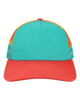 LOCALE Plain Front Five-Panel Trucker Cap-1