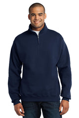 JERZEES Men's Nublend- Cadet Collar Quarter-Zip Sweatshirt JERZEES