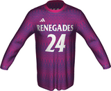 Adidas Long Sleeve Crew Neck Utility Shocklite Jersey League Outfitters