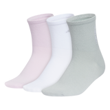 adidas Women's Luxe 3-Pack High Quarter Sock Unisex Accessories Socks