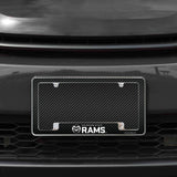 Rico Industries NCAA Colorado State Rams Black 12" x 6" Chrome License Plate Frame-1