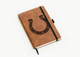 Rico Industries NFL  Indianapolis Colts Brown - Primary Laser Engraved Small Notepad-2