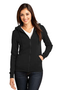 District Juniors The Concert Fleece Full-Zip Hoodie. DT801 District
