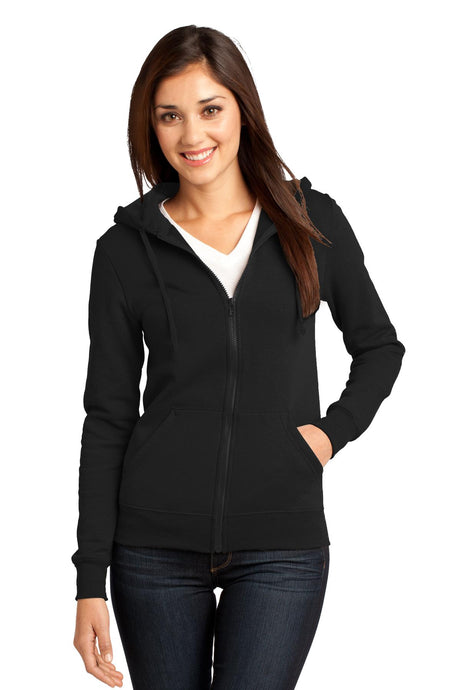 District Juniors The Concert Fleece Full-Zip Hoodie. DT801 District