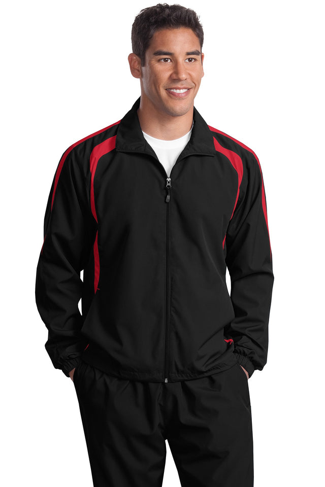 Sport-Tek Men's   Tall Colorblock Raglan Jacket
