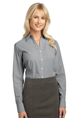 Port Authority Women's   Plaid Pattern Easy Care Shirt-1