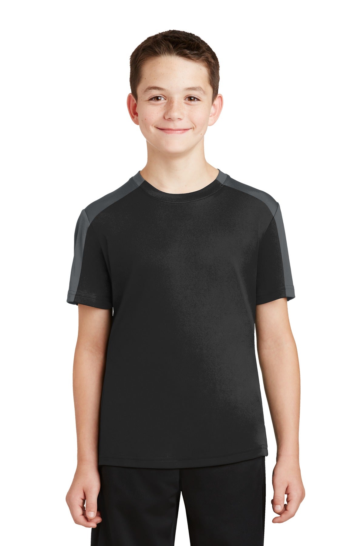 Sport-Tek Youth   PosiCharge   Competitor   Sleeve-Blocked Tee