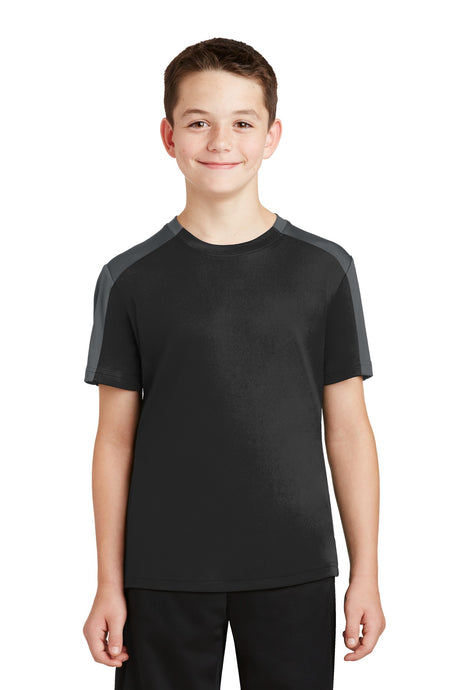 Sport-Tek Youth   PosiCharge   Competitor   Sleeve-Blocked Tee