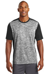 Sport-Tek Men's   PosiCharge   Electric Heather Colorblock Tee