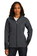 Port Authority   Women's Vertical Hooded Soft Shell Jacket