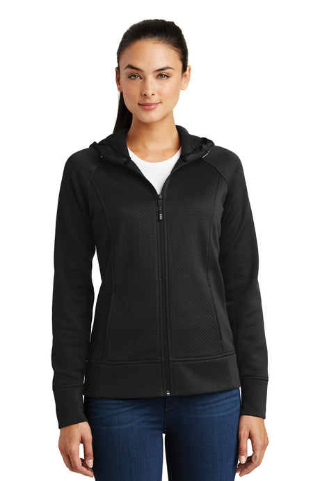 Sport-Tek Women's   Rival Tech Fleece Full-Zip Hooded Jacket-1