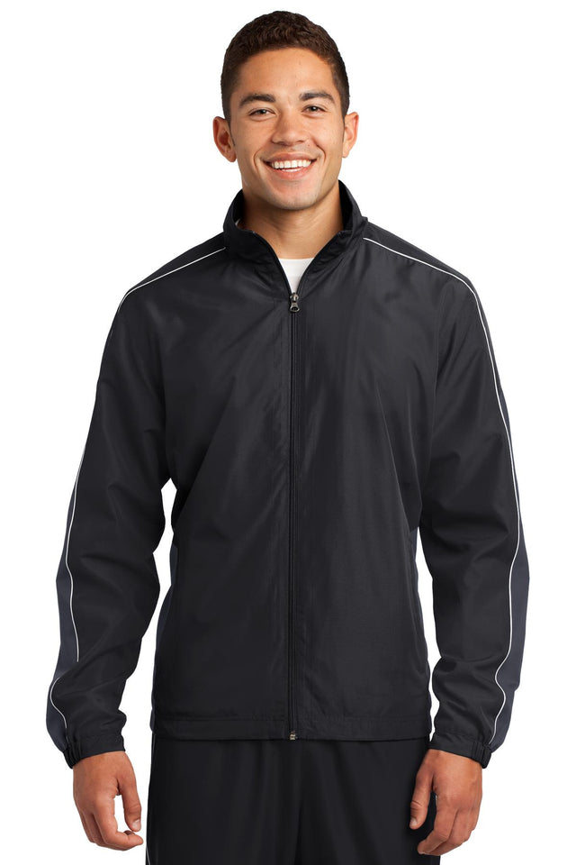 Sport-Tek Men's   Piped Colorblock Wind Jacket