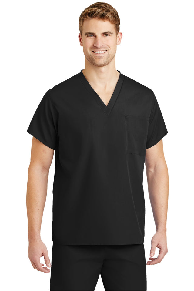 CornerStone Men's V-neck Scrub Top 