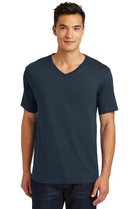 District  Made   Men's Perfect Weight   V-Neck Tee-1