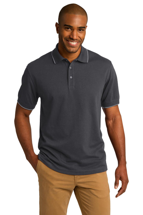 Port Authority Men's   Rapid Dry Tipped Polo
