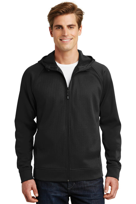 Sport-Tek Men's   Rival Tech Fleece Full-Zip Hooded Jacket