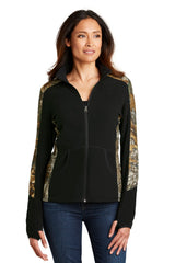 Port Authority Women's   Camouflage Microfleece Full-Zip Jacket